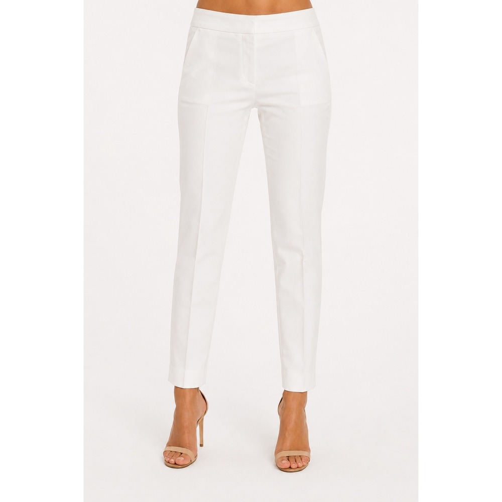 Zara Woman White Tailored Slim Dress Pants Trousers Size US 2